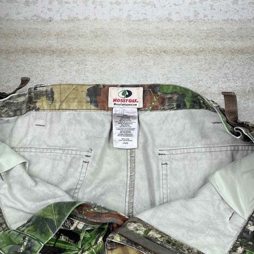 Vintage Mossy Oak Hunting Camo Tactical Pants 36x32 Baggy Cargos Woodland 90s - Picture 4 of 4