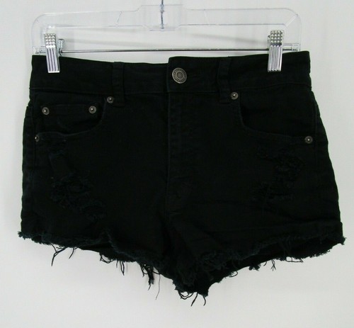 Shorts Denim Ripped Fringe Mini 