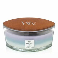 Woodwick Ellipse Trilogy Scented Candle with Crackling Wick | Calming Retreat |