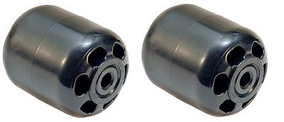 (2) KUBOTA DECK ROLLER ANTI SCALP WHEEL K5763-46250 1/2'' I.D. 3'' O.D. 4'' WIDE