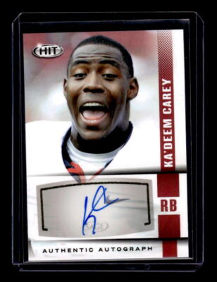 2014 SAGE HIT Autographs #A25 Ka'Deem Carey Auto - EXACT SCAN