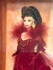 Barbie  Doll as Scarlett O'Hara - Red Dress from Gone with the Wind