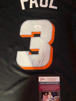 Chris Paul Signed Autograph Phoenix Suns Nike Swingman Jersey JSA