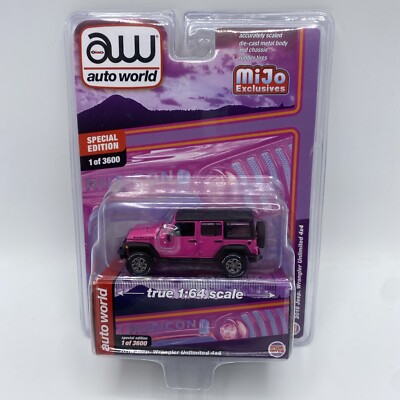 Auto World 2018 Jeep Wrangler Unlimited 4x4 1/64 Diecast