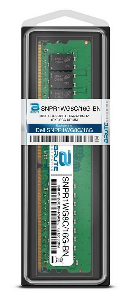 SNPR1WG8C/16G - Dell Compatible 16GB DDR4-3200Mhz 1Rx8 ECC UDIMM - Image 3 of 3