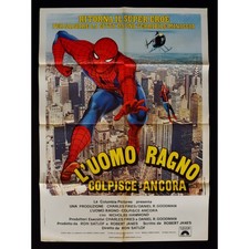 manifesto L'UOMO RAGNO COLPISCE ANCORA marvel nicholas hammond A273