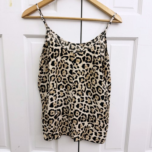 ATM Leopard Print Silk Charmeuse Cami - Picture 9 of 9