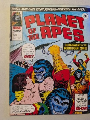 Planet of the Apes No 76, April 3rd 1976, Marvel UK