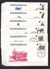 [LG80857] Belgium N°1789/1792FDC Themabelga First Day Cover COB € 12,00 UNG