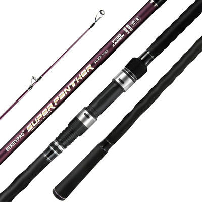 Berrypro Surf Spinning Rod Surf Casting Fishing Rod Carbon Fiber Travel Fishing