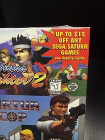New Sega Saturn 3 Free Games Pack Virtua Fighter 2  Virtua Cop Daytona USA MINT!