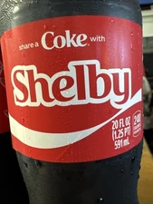 Share a Coke with   Shelby    2025 Personalized Gift Coca Cola Bottle 20oz