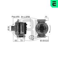 Lichtmaschine Generator Lima Era 210421A 14V FüR Ford Transit Bus Tourneo Tdci 3