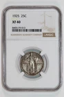 1925 STANDING LIBERTY QUARTER NGC XF40