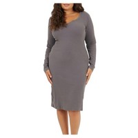 Brave Soul - Midikleid FüR Damen, Hals Kerbe (GT34976)