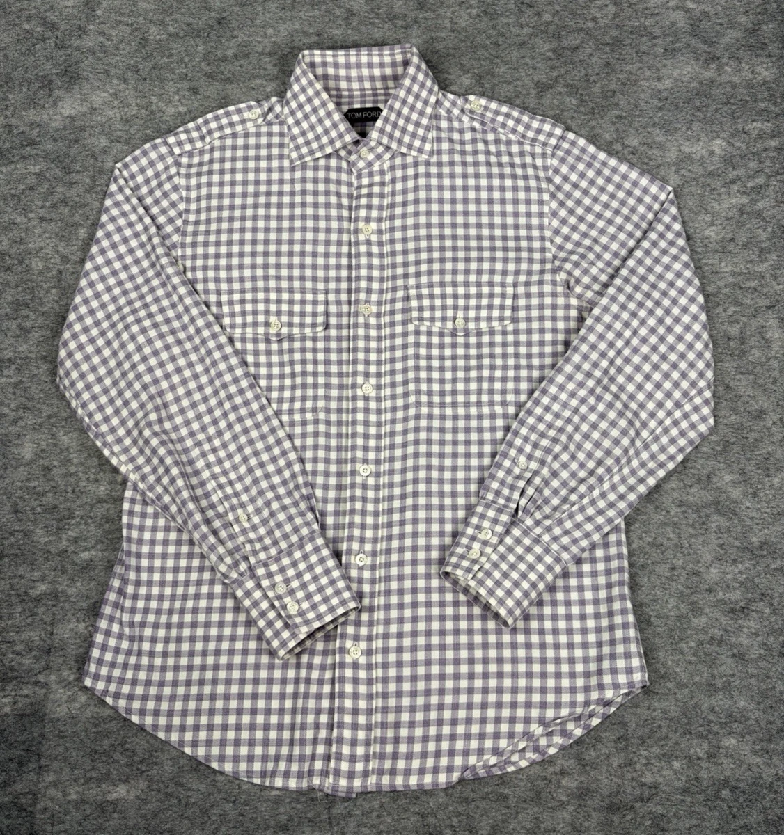 Tom Ford Purple 100% Cotton Dress Shirts for Men for sale | eBay