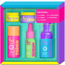 Skin Care Gift Set for Teens, BFF Regimen 5-Piece Kit for Sleepovers  Kids Skin