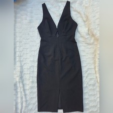 Alice + Olivia Elegant Black Backless Dress
