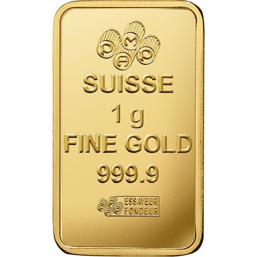 1 gram Gold Bar - PAMP Suisse Multigram .9999 Fine Gold Fortuna Bar - Picture 4 of 5