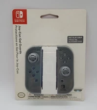 Nintendo Switch Joy Con Gel Guards Gray No Slip Grip Gaming Accessory Gray New