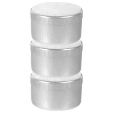 3 Pcs Sample Containers Small Round Soil Jar Labs Weighing Holders Jars