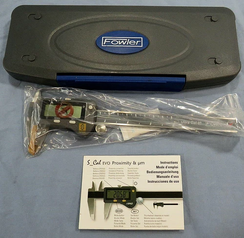 NEW FOWLER 54-100-167-0 ULTRA-CAL VI ELECTRONIC CALIPER, 0-6"/150MM RANGE .0005"