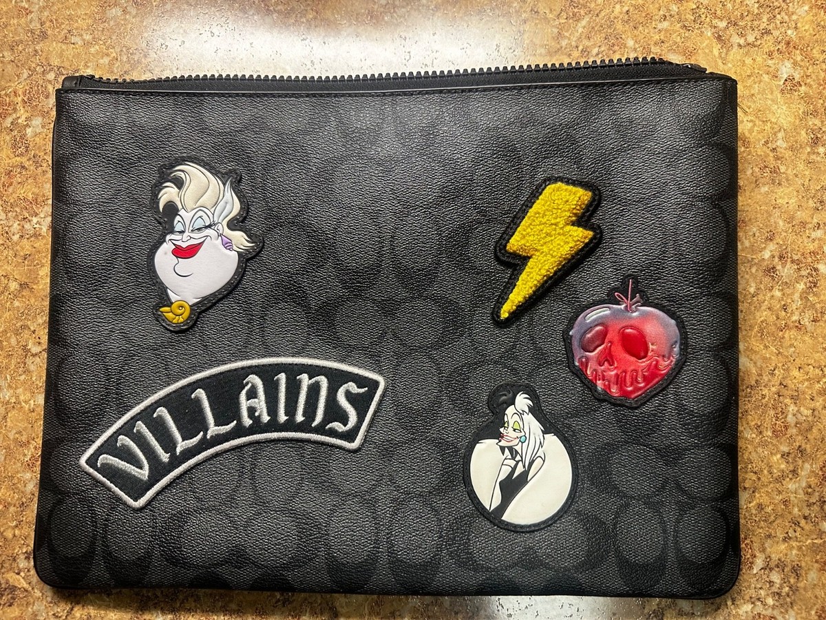 COACH ディズニーコラボ ヴィランズ Disney x Coach Villains Collection - Large Pouch 30 | eBay