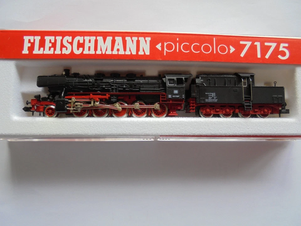 Fleischmann N, 7175, BR 50 Nr. 050 058-7, schwarz/rot, DB-Keks, Kab.-T. neu/OVP 