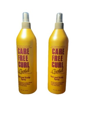 SoftSheen-Carson Care Free Curl Gold Hair And Scalp Spray, 16 oz X 2