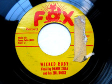 DANNY ZELLA Wicked Ruby -  Rockabilly   EX 45 RPM RECORD