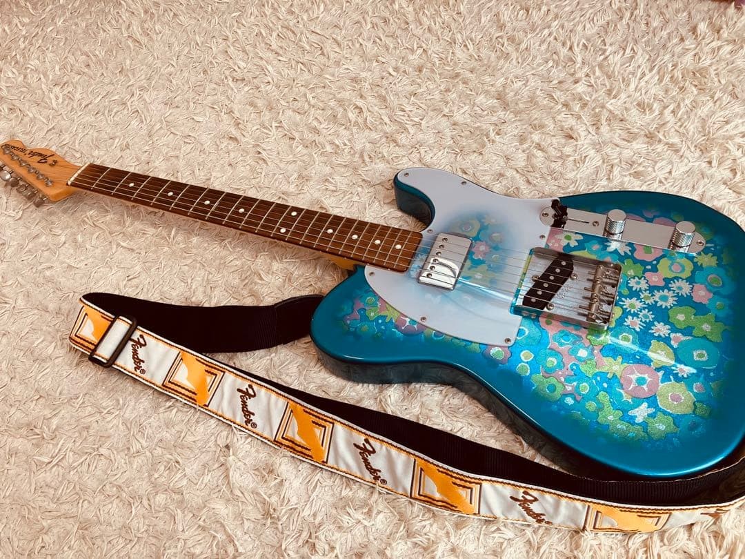 Fender japan blue flower telecaster | eBay