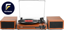 Vinyl Record Player with Speakers Bluetooth Portable Turntable for Vinyl Records