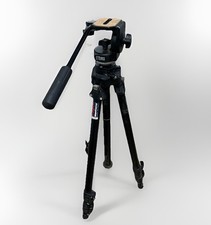 Manfrotto 3221 Aluminum Tripod Pro Camera Support Bogen, Made in Italy 3126 Head