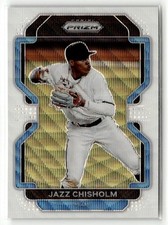 2022 Panini Prizm #256 Jazz Chisholm White Wave Prizm