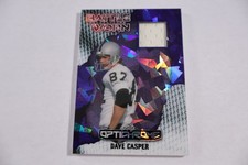 Dave Casper 2025 Leaf Optichrome Battle Worn Purple Crystal 2/5 - Item 3621