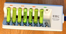 1EBL Smart Charger AA/AAA  7 AAA Ni-MH Rechargeable Batteries w/ Box  Manuals