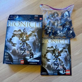 LEGO Bionicle: Ultimate Dume 10202 W/MASK & Krekka 8623 --Incomplete (see notes)