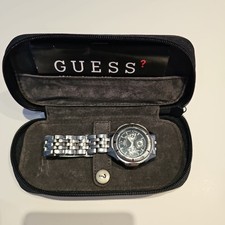 Guess Waterpro 50M/165 Feet Water-resistant Silver Watch 3 Eye Chronograph