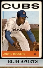1964 Topps #336 Andre Rodgers Chicago Cubs (see pics)