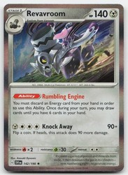 Revavroom 142/198 Holo Rare Scarlet & Violet Base Set