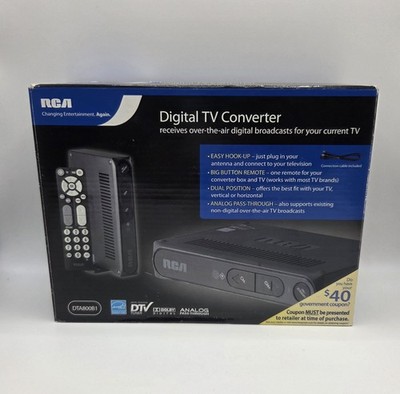 RCA DTA800B1 Digital-to-Analog TV Converter, New!