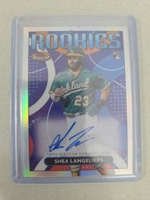 2023 Topps Finest Rookies Design Variation Auto Shea Langeliers #RDA-SL (AU, RC)
