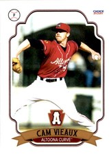 2021 Altoona Curve Choice #35 Cam Vieaux Novi Michigan MI - NM Baseball Card