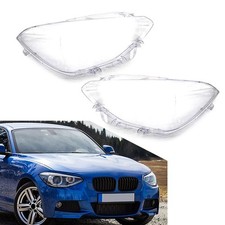 1 Pair Transparent Headlight Lens Lampshade C...