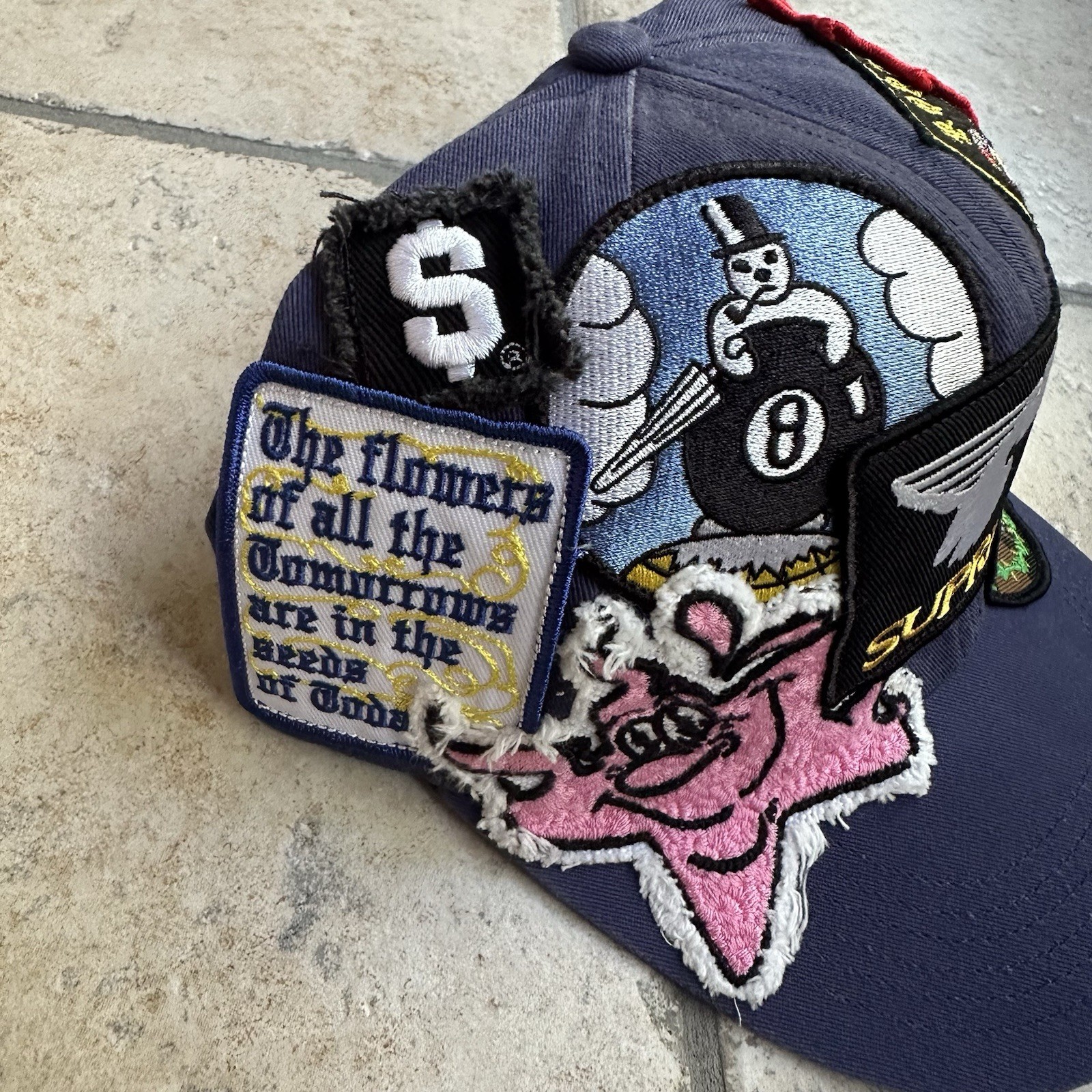 Supreme Patches 6-Panel Navy