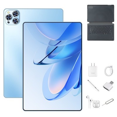 New10.1'' WIFI /4GTablet Android 12 HD 256GB Tablet Pad 8Core Netflix Dual Camera