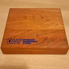 DMT Diamond Sharpening System Manual 3-Stone Set w/ Wood Box Blue Red Green