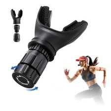 Portable Lung Breathing Trainer, Gym Breathing Exercise Device, Adjustable