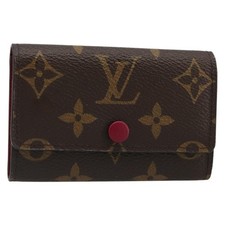 LOUIS VUITTON Monogram Multicles 6 Key Case Fuchsia M60701 LV Auth 186280V
