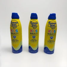Banana Boat Kids Max Protect & Play Sunscreen SPF 100, 6 oz - 3 Pack Exp 09/26+